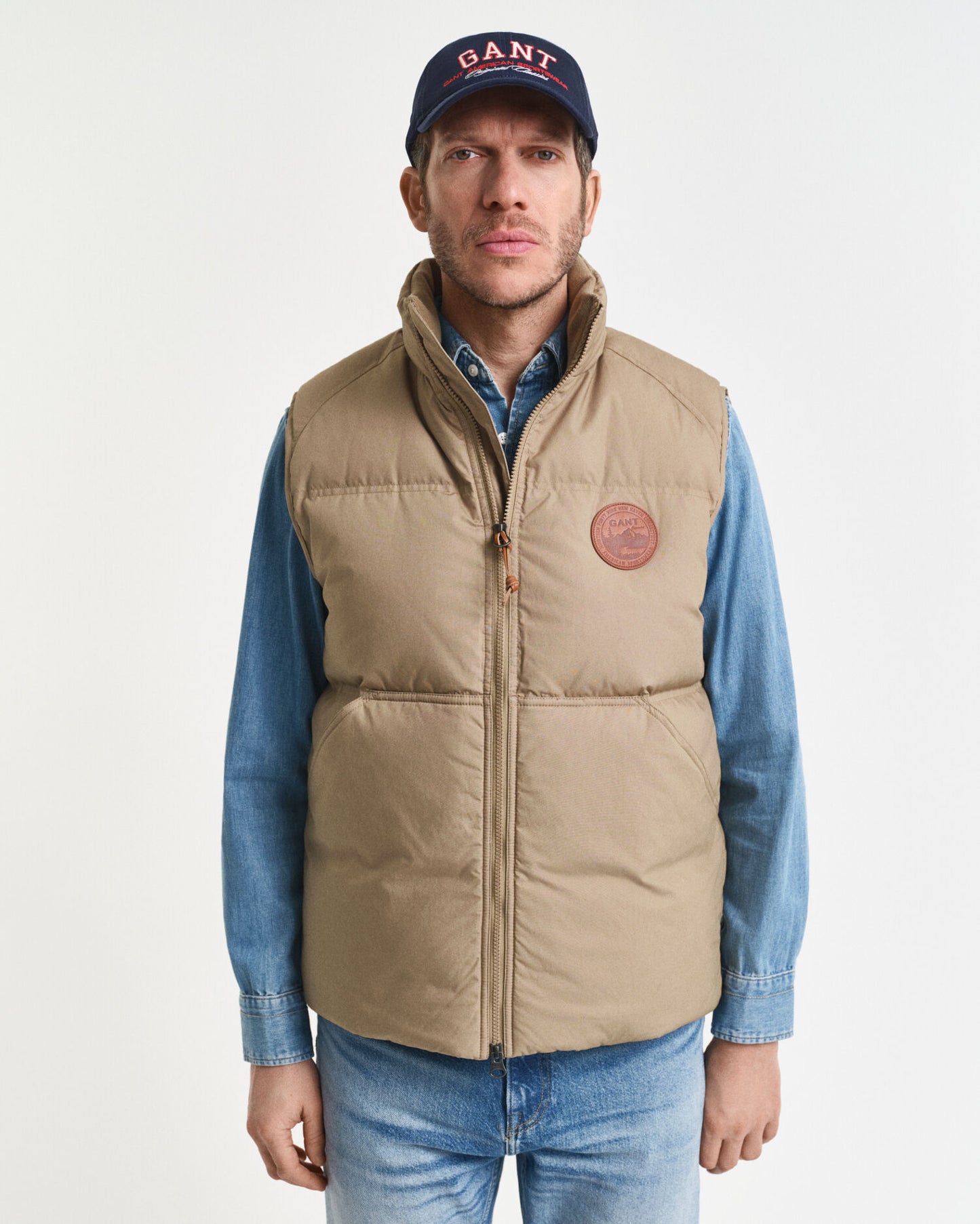 Cotton Mid Down Puffer Vest