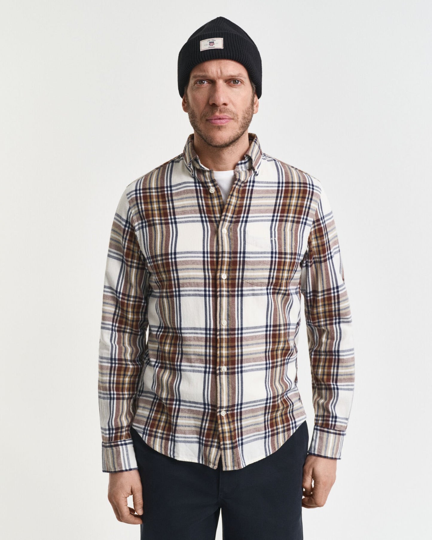 Regular Fit Windblown Flannel Check Shirt
