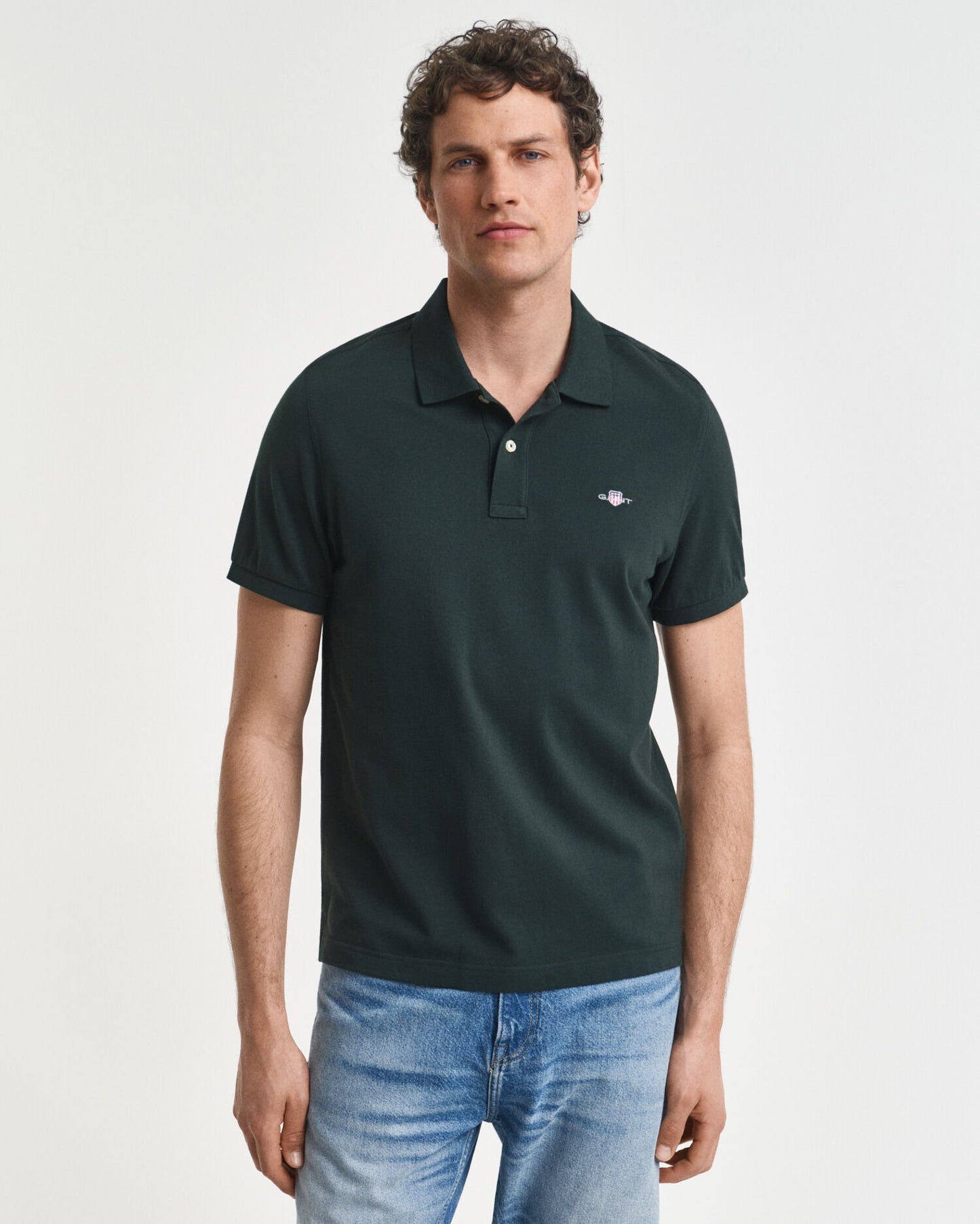 Regular Fit Shield Piqué Polo Shirt