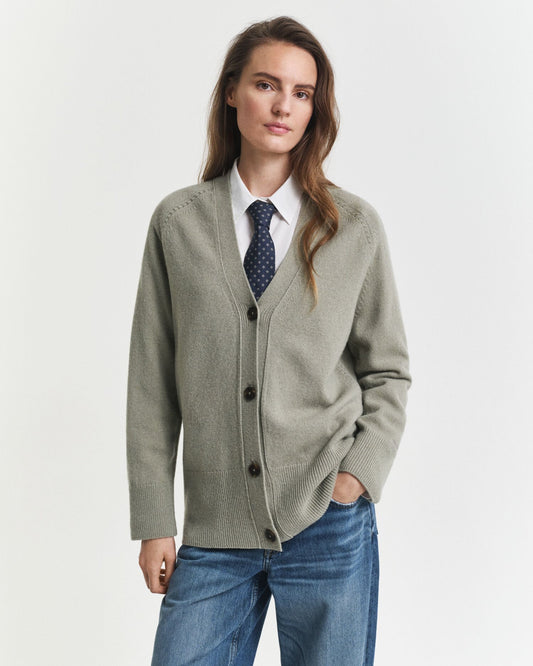 Wool Cashmere Blend Cardigan