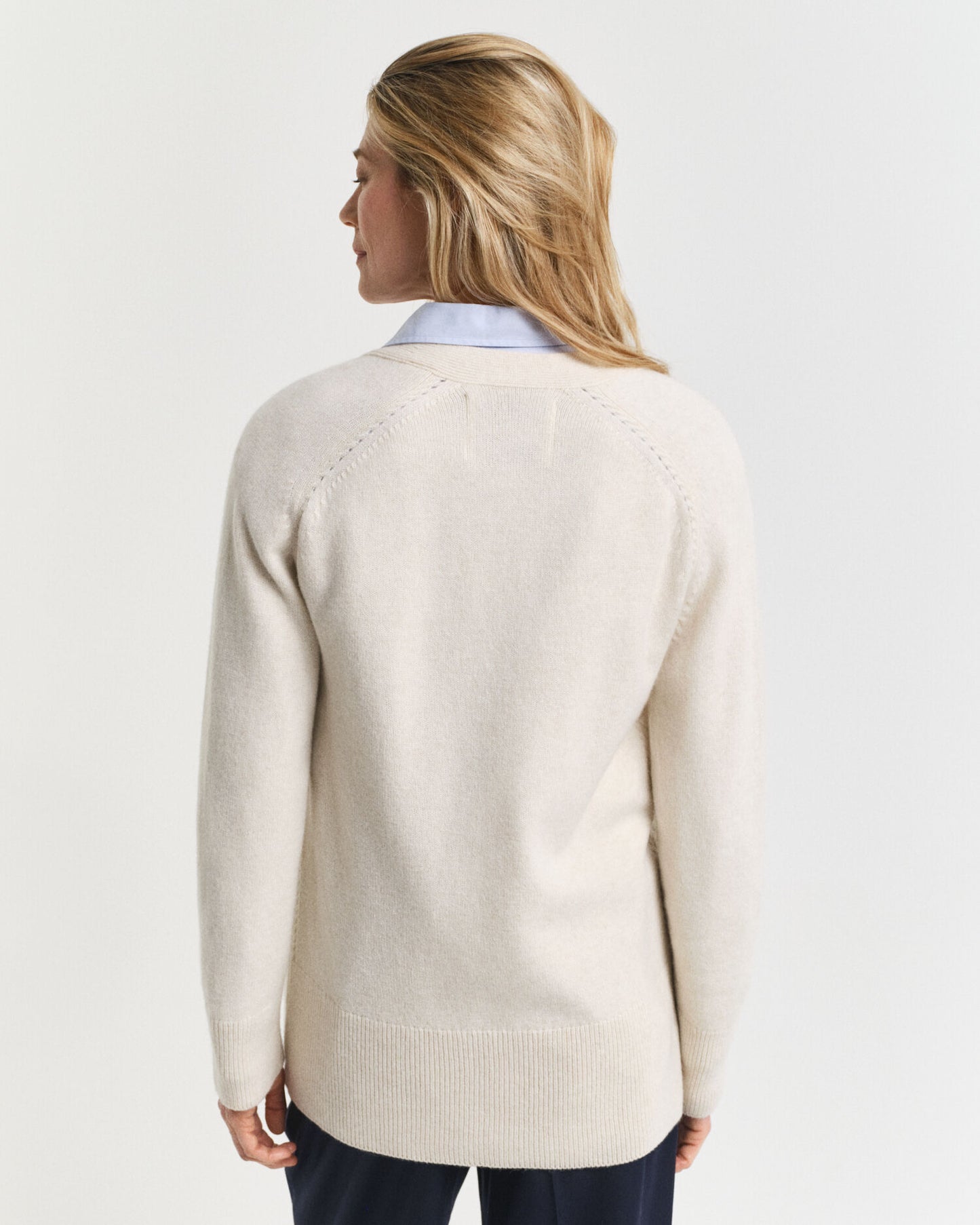 Wool Cashmere Blend Cardigan