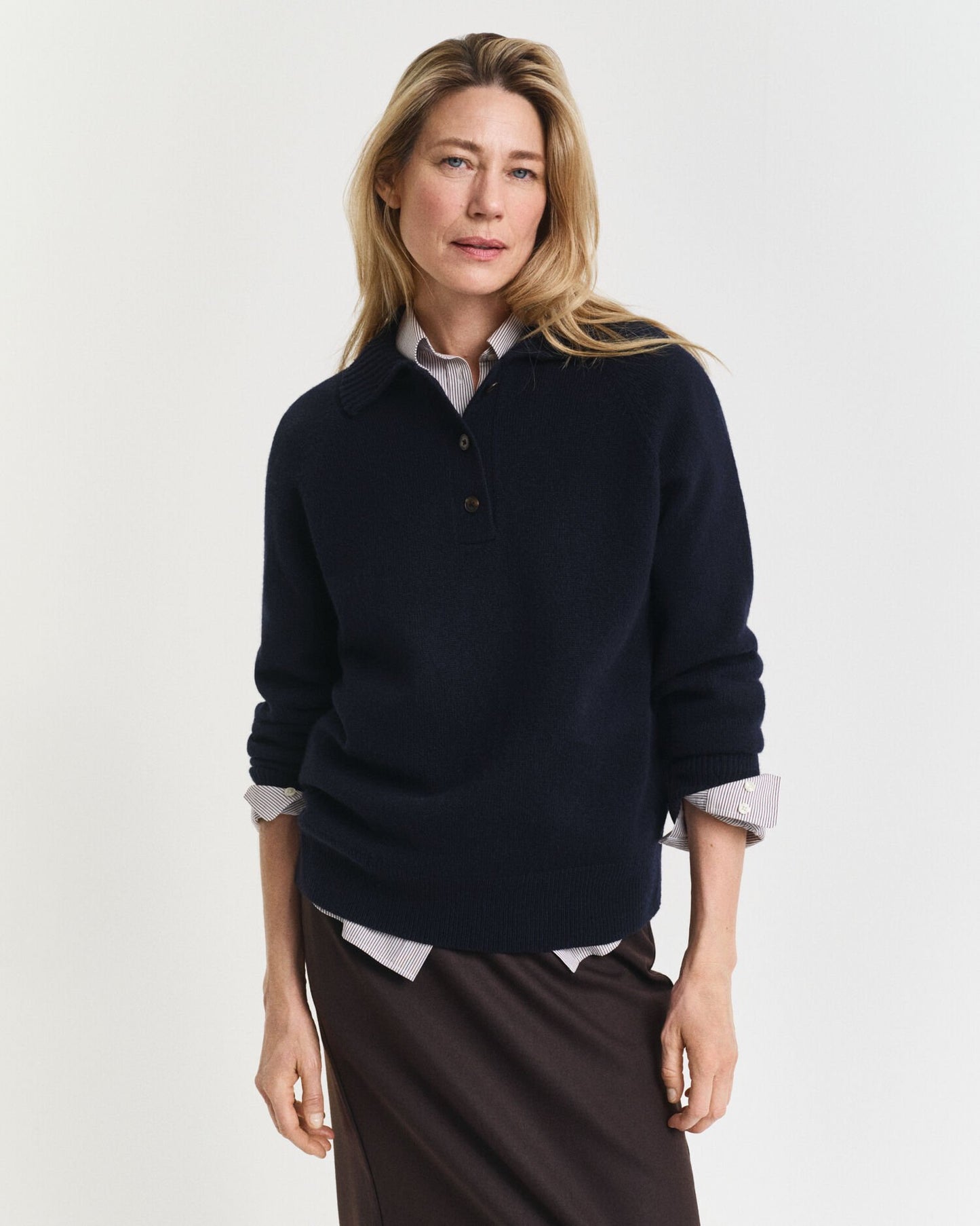 Knitted Wool Cashmere Blend Rugger