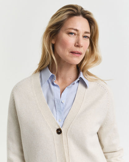 Wool Cashmere Blend Cardigan