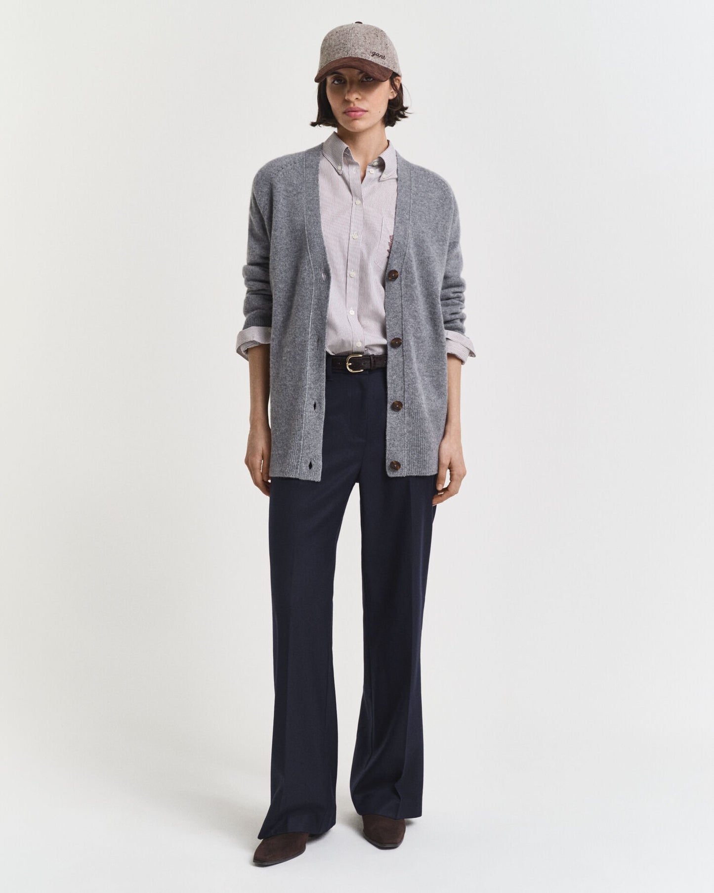 Tailored Wool Blend Pants