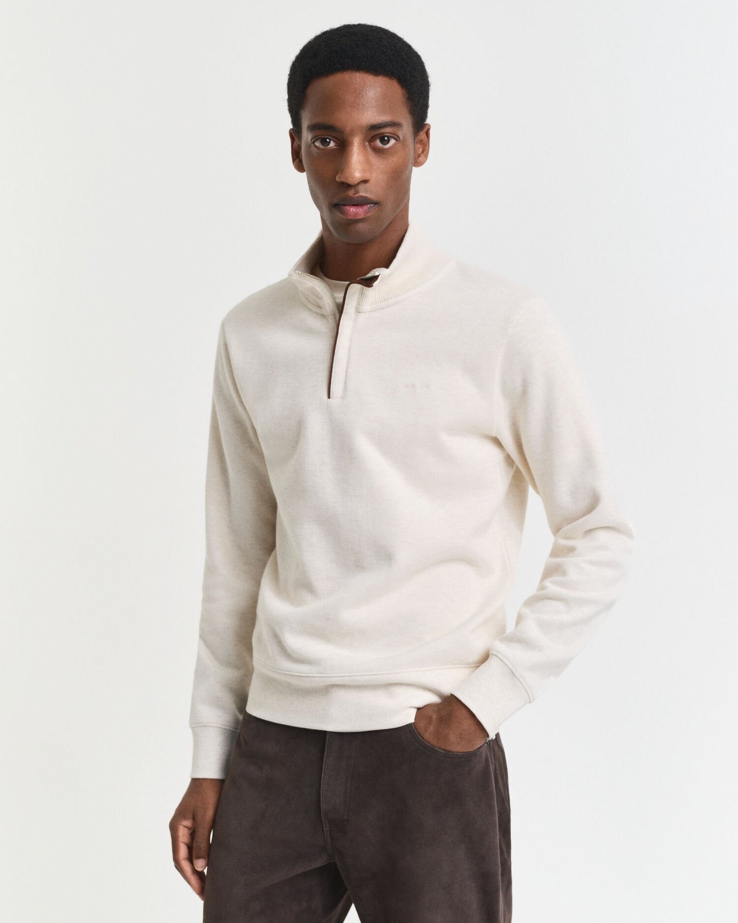 Sacker Rib Half-Zip Sweatshirt