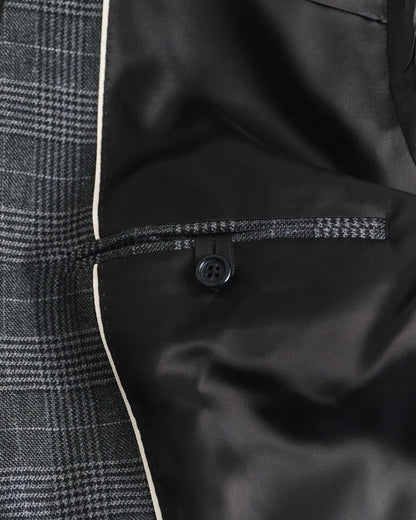 Slim Fit Glen Check Suit Jacket