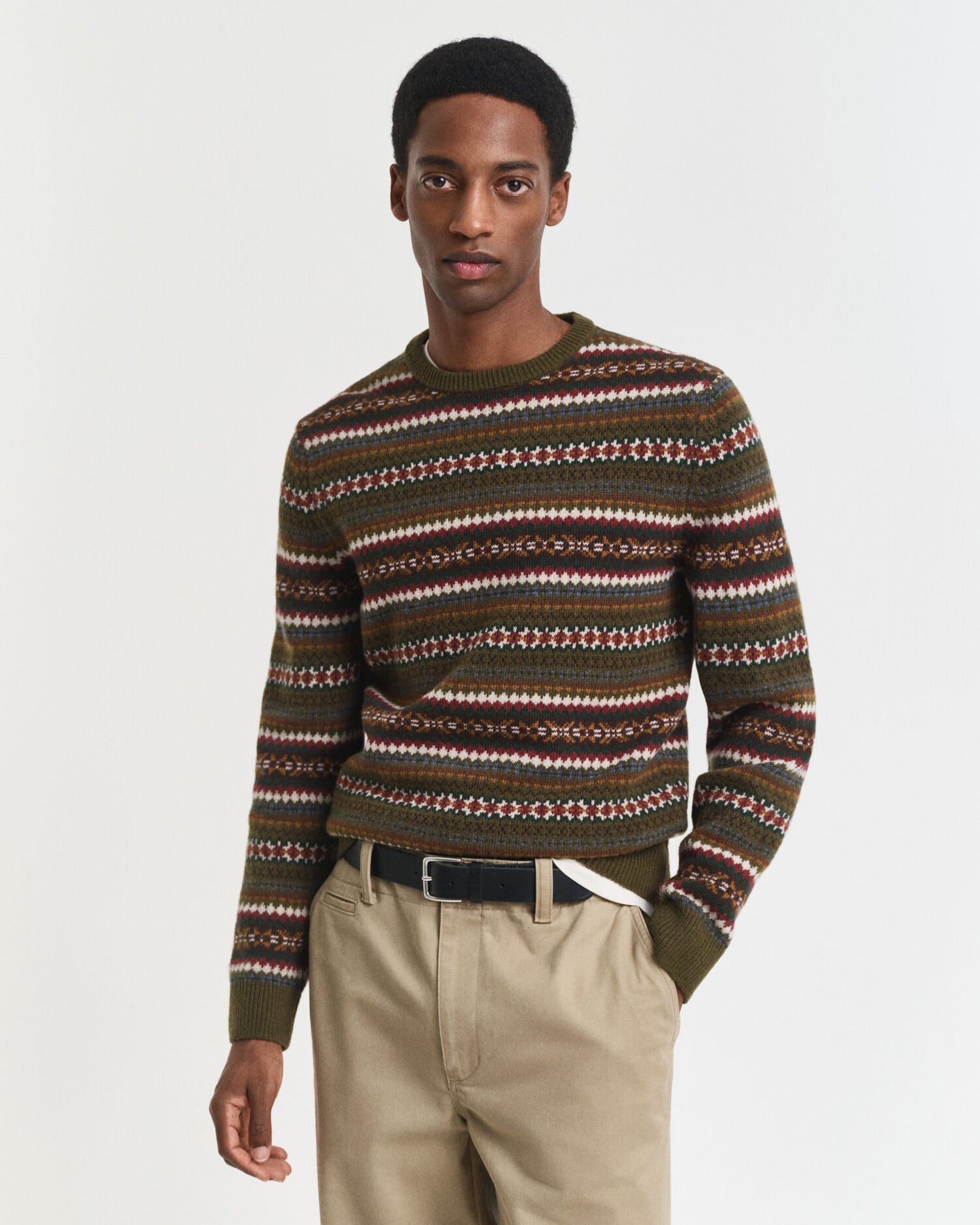 Fair Isle Crew Neck Sweater