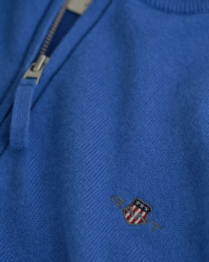 Superfine Lambswool Half-Zip Sweater