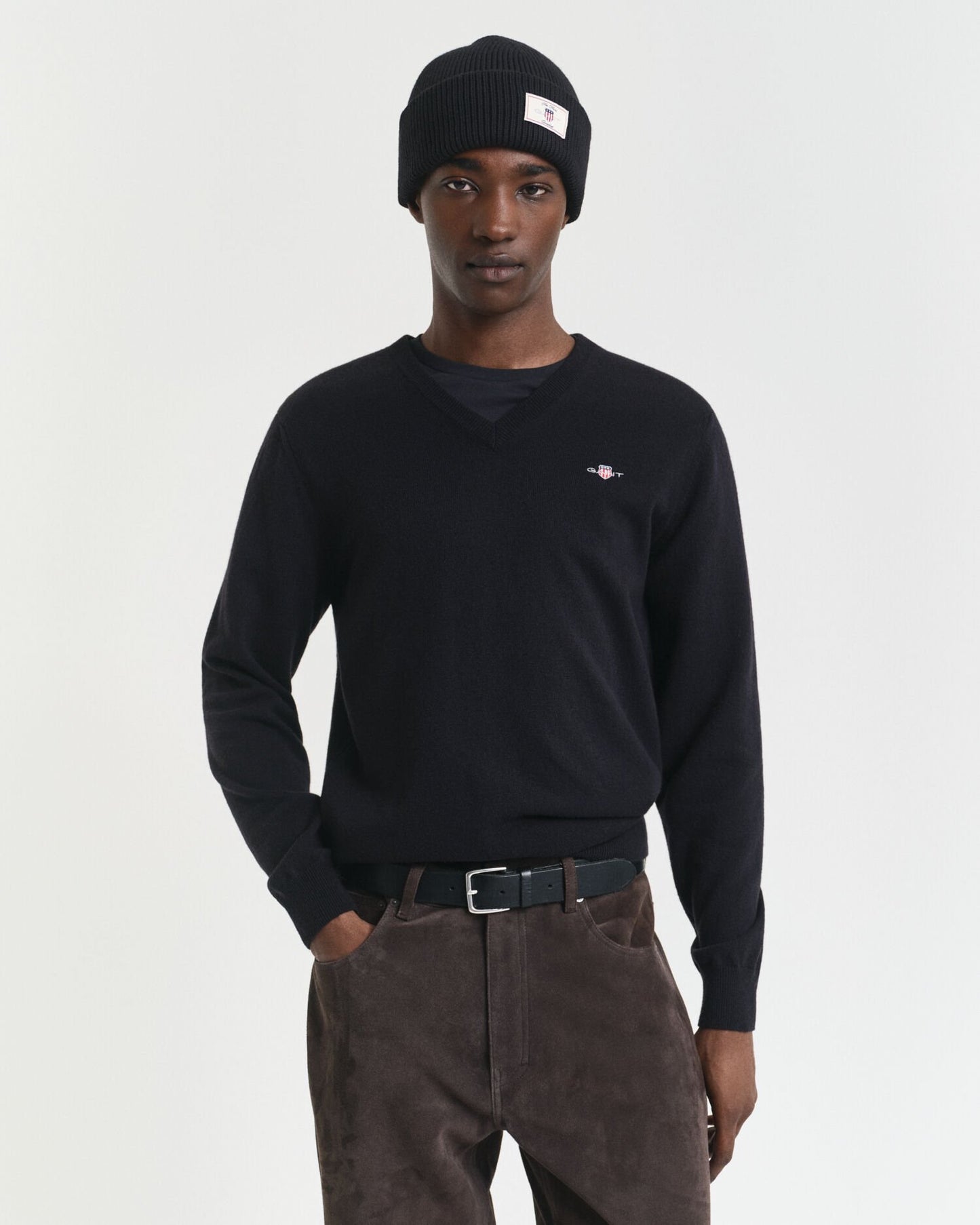 Superfine Lambswool V-Neck Sweater