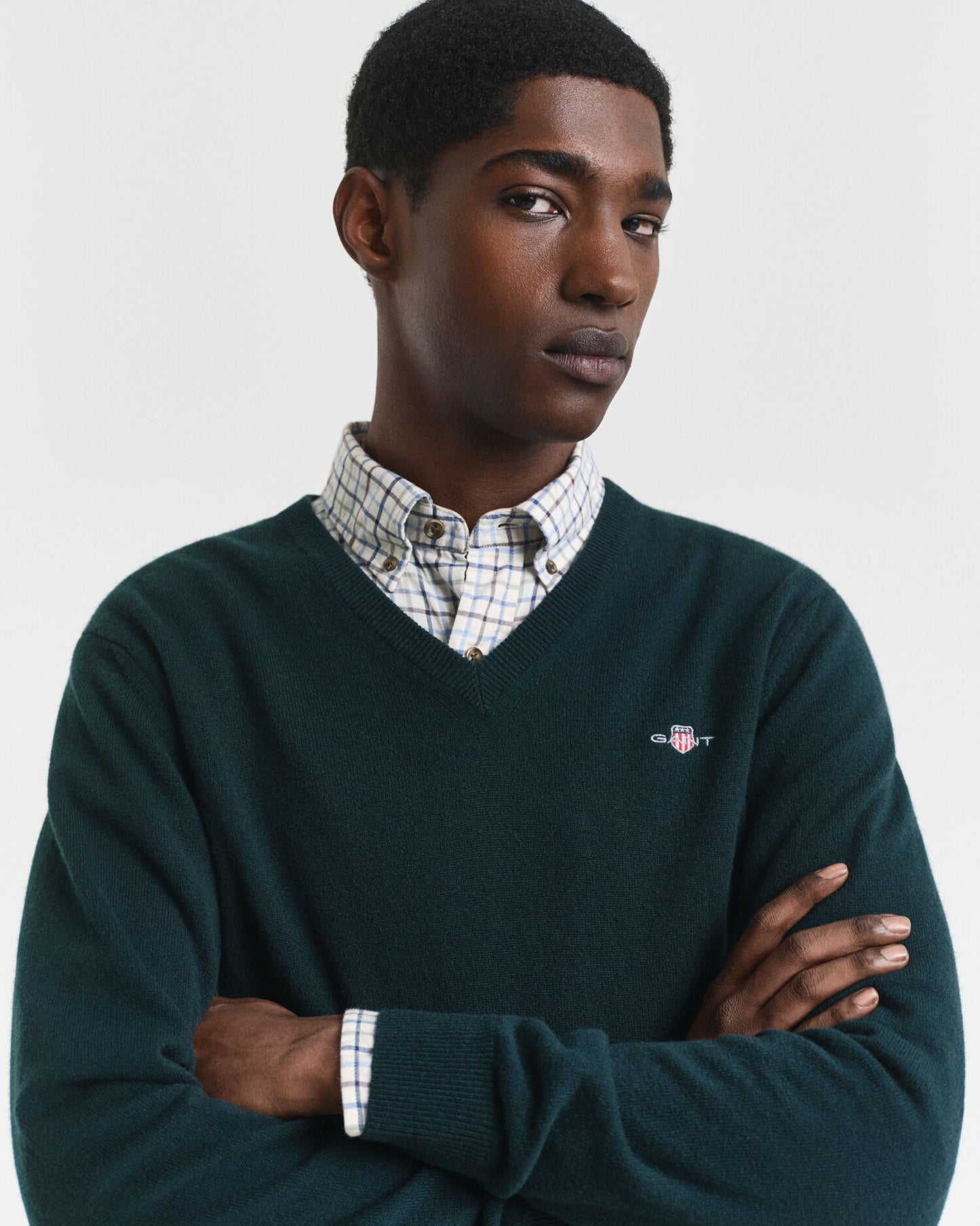 Superfine Lambswool V-Neck Sweater