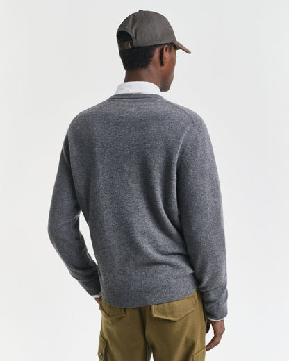 Superfine Lambswool V-Neck Sweater