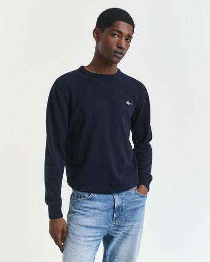 Superfine Lambswool Crew Neck Sweater