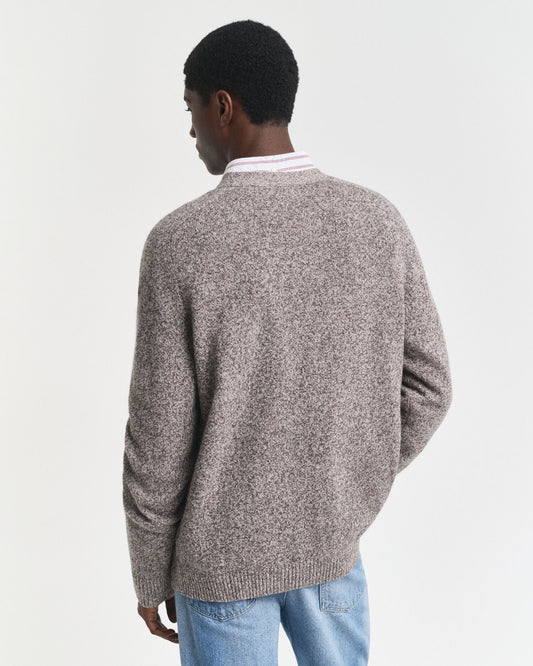 Wool Blend MoulineCardigan