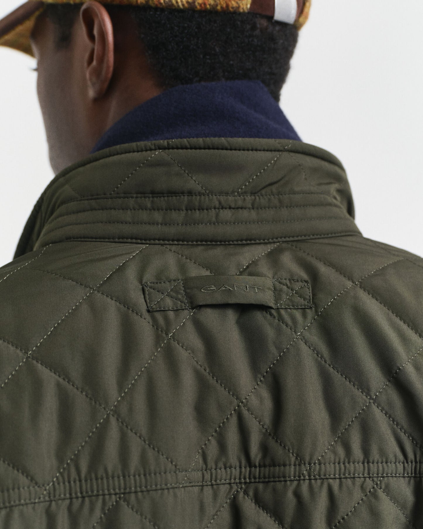 Quilted Windcheater Mid-Length Jacket