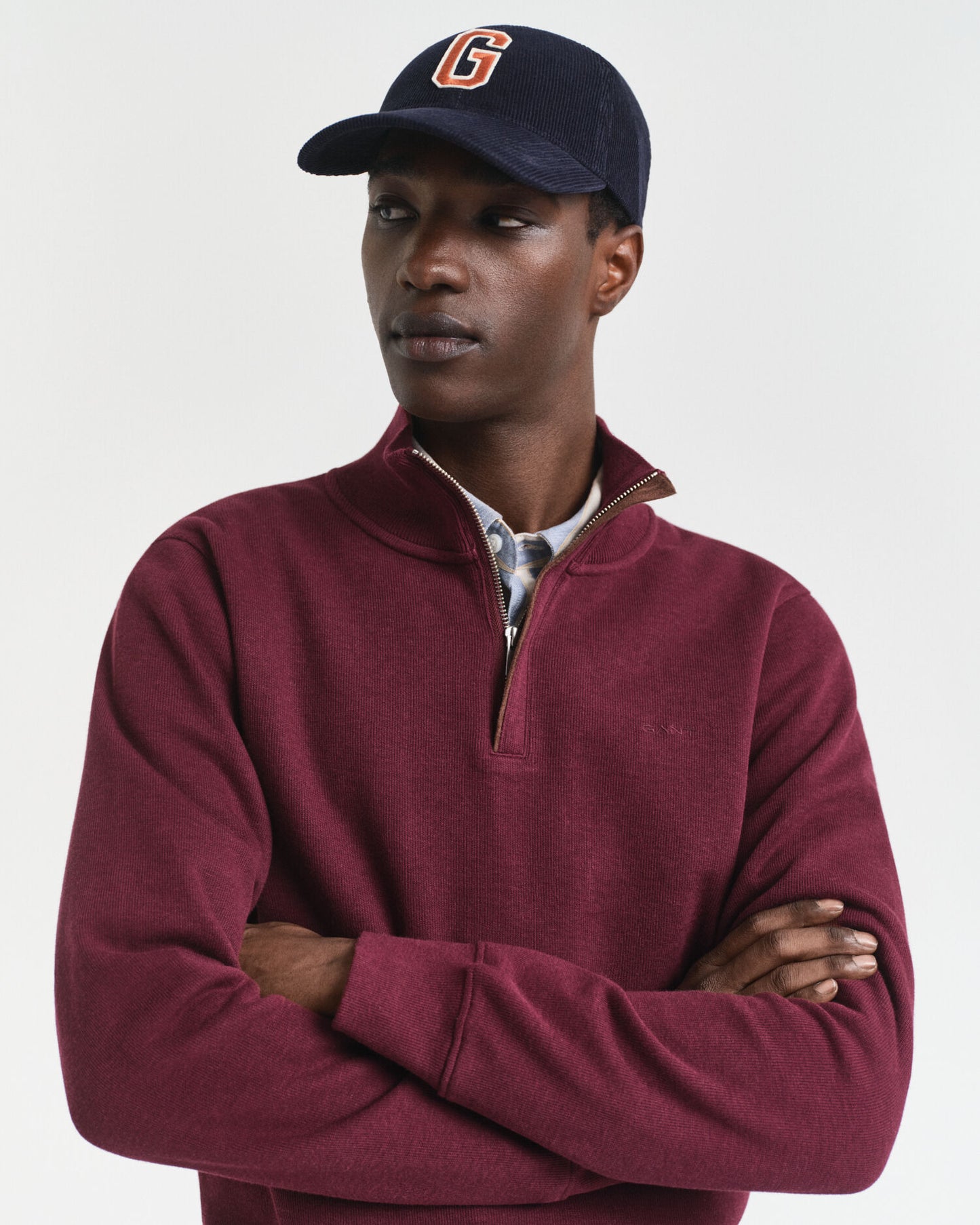 Sacker Rib Half-Zip Sweatshirt