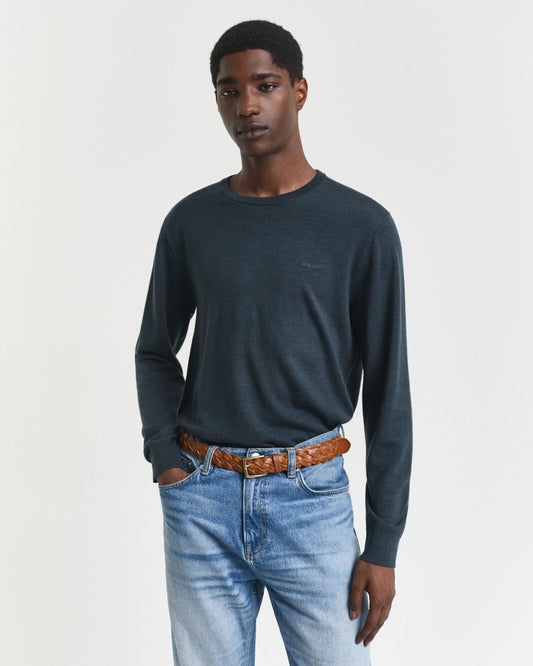 Extra Fine Merino Wool Crew Neck Sweater