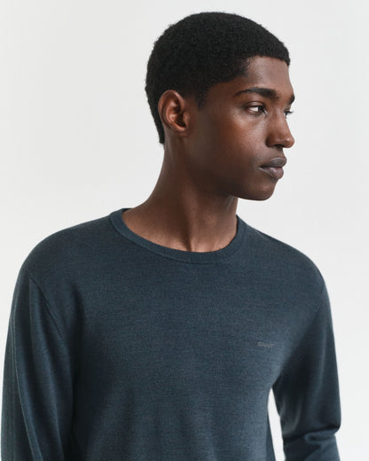 Extra Fine Merino Wool Crew Neck Sweater