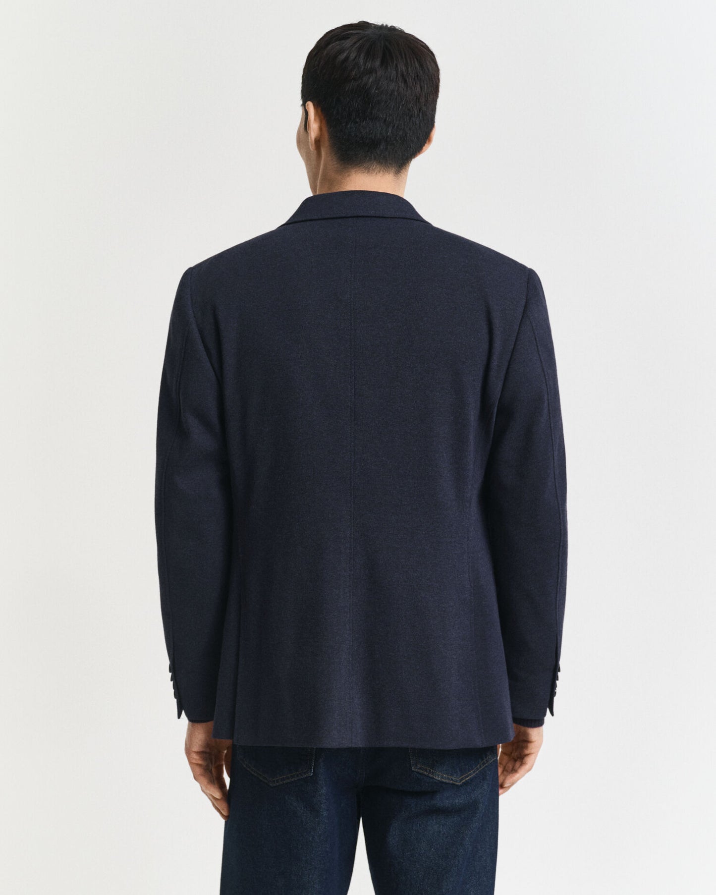 Slim Fit Two-Toned Jersey Piqué Blazer