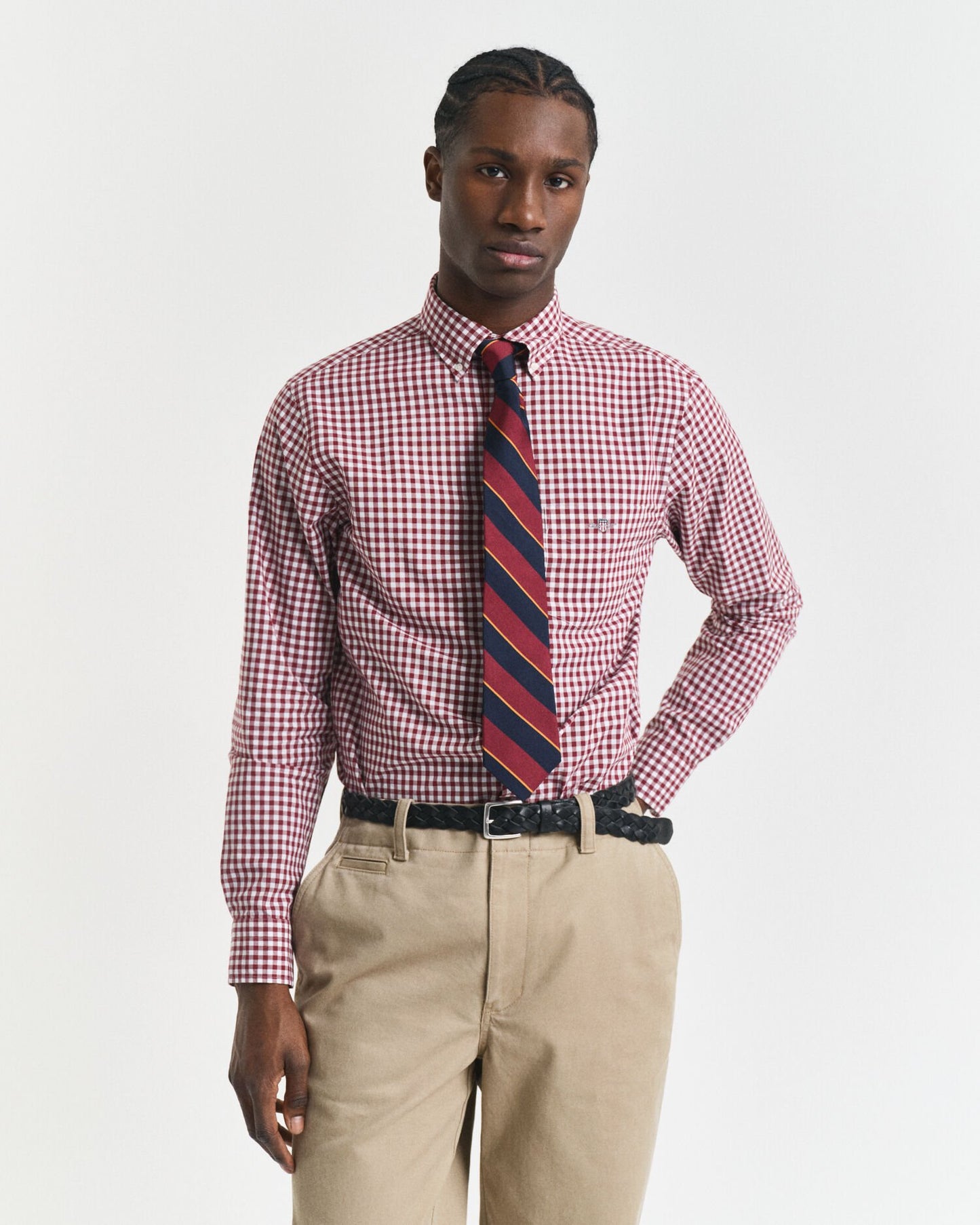 Regular Fit Classic Gingham Poplin Shirt
