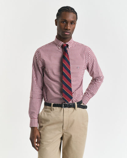 Regular Fit Classic Gingham Poplin Shirt