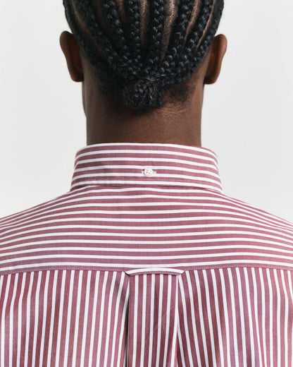 Regular Fit Striped Poplin Shirt
