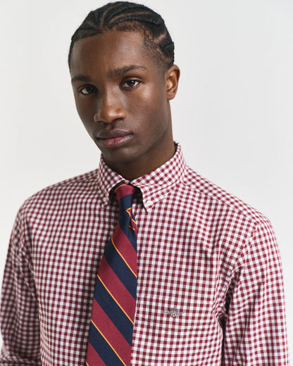 Regular Fit Classic Gingham Poplin Shirt