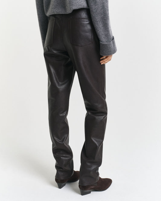 5-Pocket Leather Pants