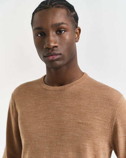 Extra Fine Merino Wool Crew Neck Sweater