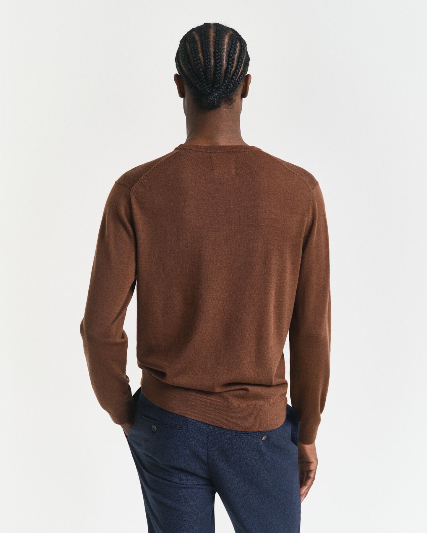Extra Fine Merino Wool Crew Neck Sweater