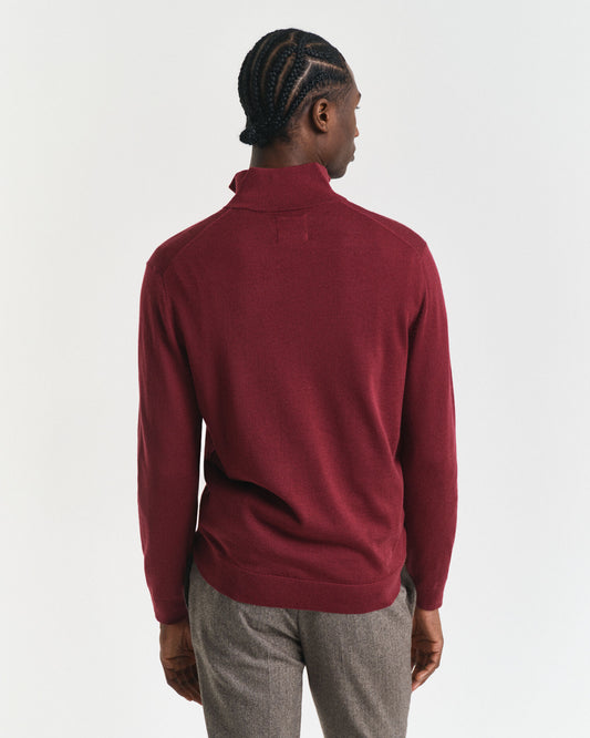 Extra Fine Merino Wool Half-Zip Sweater