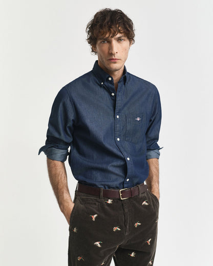 Regular Fit Indigo Shirt