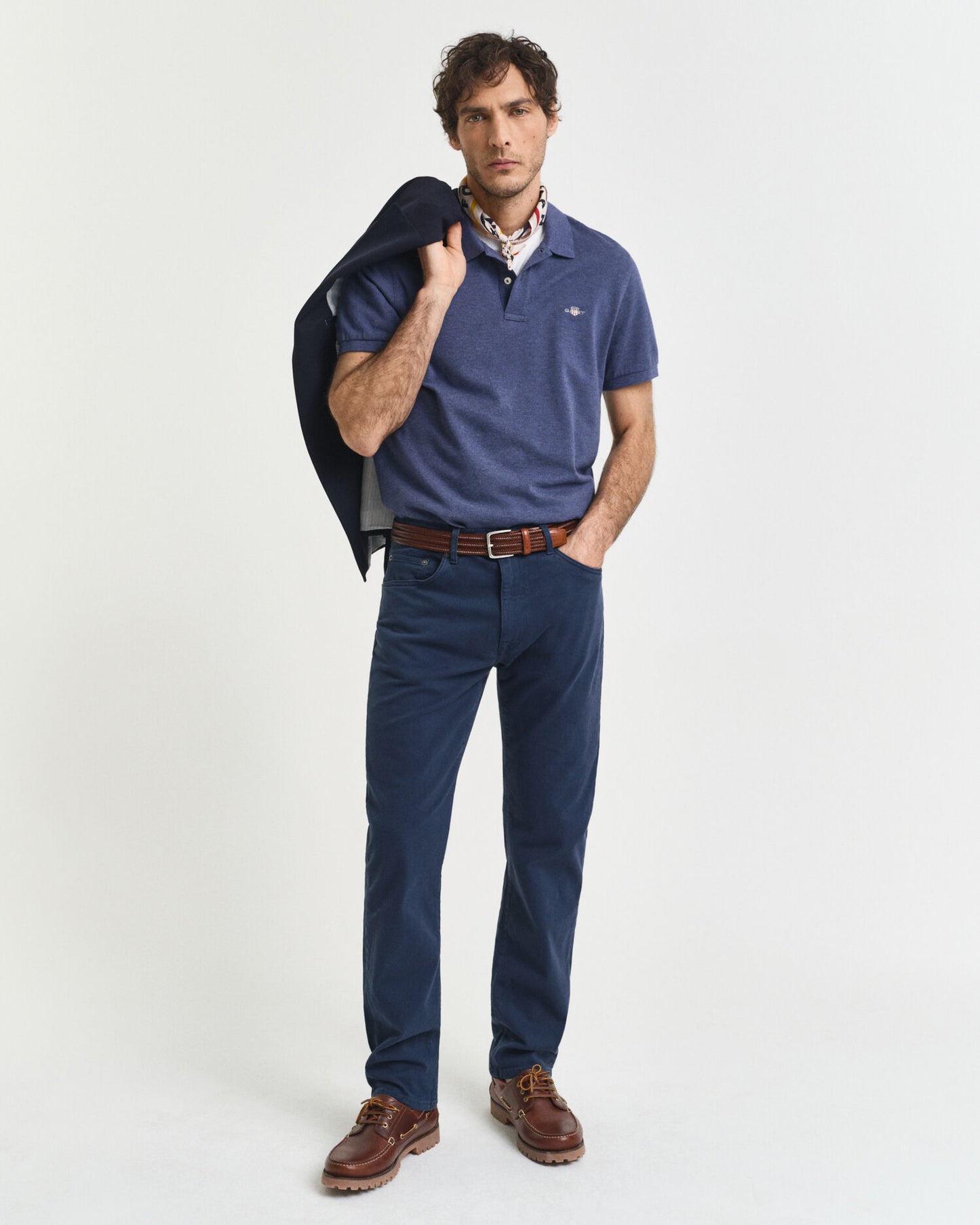 Regular Fit Shield Piqué Polo Shirt