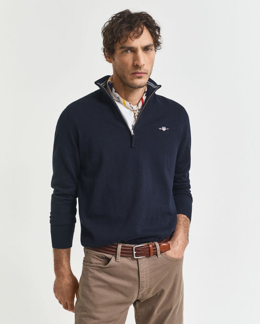 Classic Cotton Half-Zip Sweater